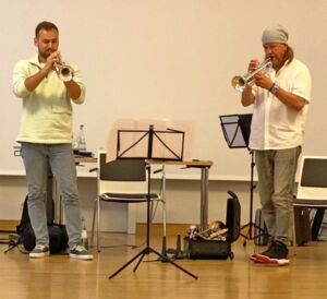 Trumpetcamp mit Rüdiger und Lorenzo