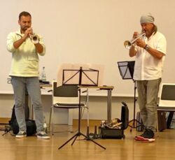 Trumpetcamp mit Rüdiger und Lorenzo